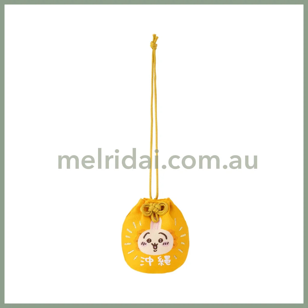 CHIIKAWA | Usagi Happy Face Omamori H60×W50×D20mm (Shisa Souvenir Shop)