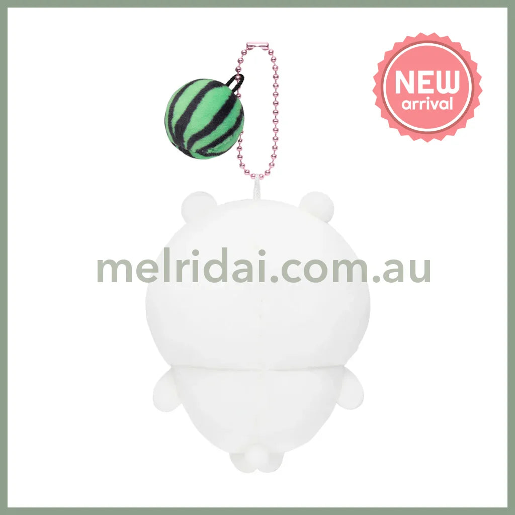 CHIIKAWA | Chiikawa Watermelon Series Mascot Holder Plush Keychain Bag Charm 105×85×50mm(Is this a watermelon smash?)