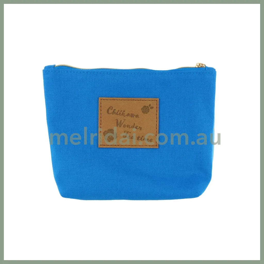Chiikawa | Woven Flat Pouch Chiikawa & Hachiware Usagi H130×W180×D50Mm (Wonder Tea Time)
