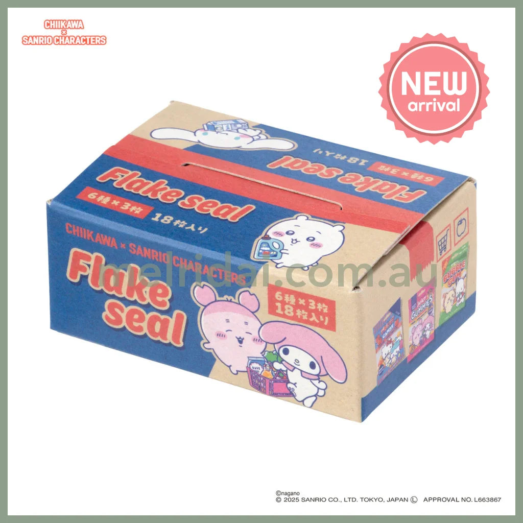 Chiikawa x Sanrio | Boxed Flake Stickers 27x60x43mm (Supermarket)