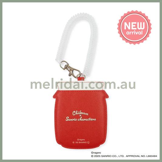 Chiikawa x Sanrio | Hello Kitty & Hachiware Die-Cut Pass Case 110x83x8mm (Supermarket)