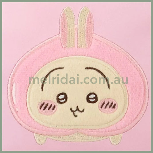 CHIIKAWA x SHOBIDO | Peach Series Square Pouch W130×H130×D40mm (Usagi)