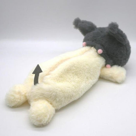 SANRIO | Kuromi Long Pouch Fluffy Pencil Case 120x145x255mm