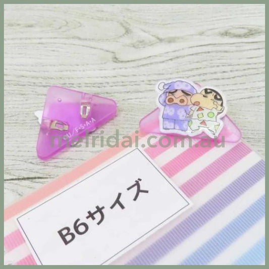 Crayon Shin-Chan | Acrylic Clips Corner Pair Clips Set 52x35mm (Buriburizaemon)