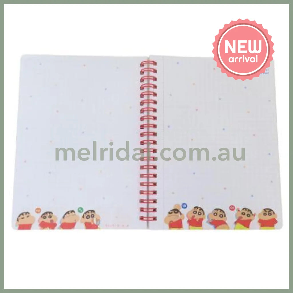 Crayon Shin-chan | B6 Ring Notebook 182×136×8mm
