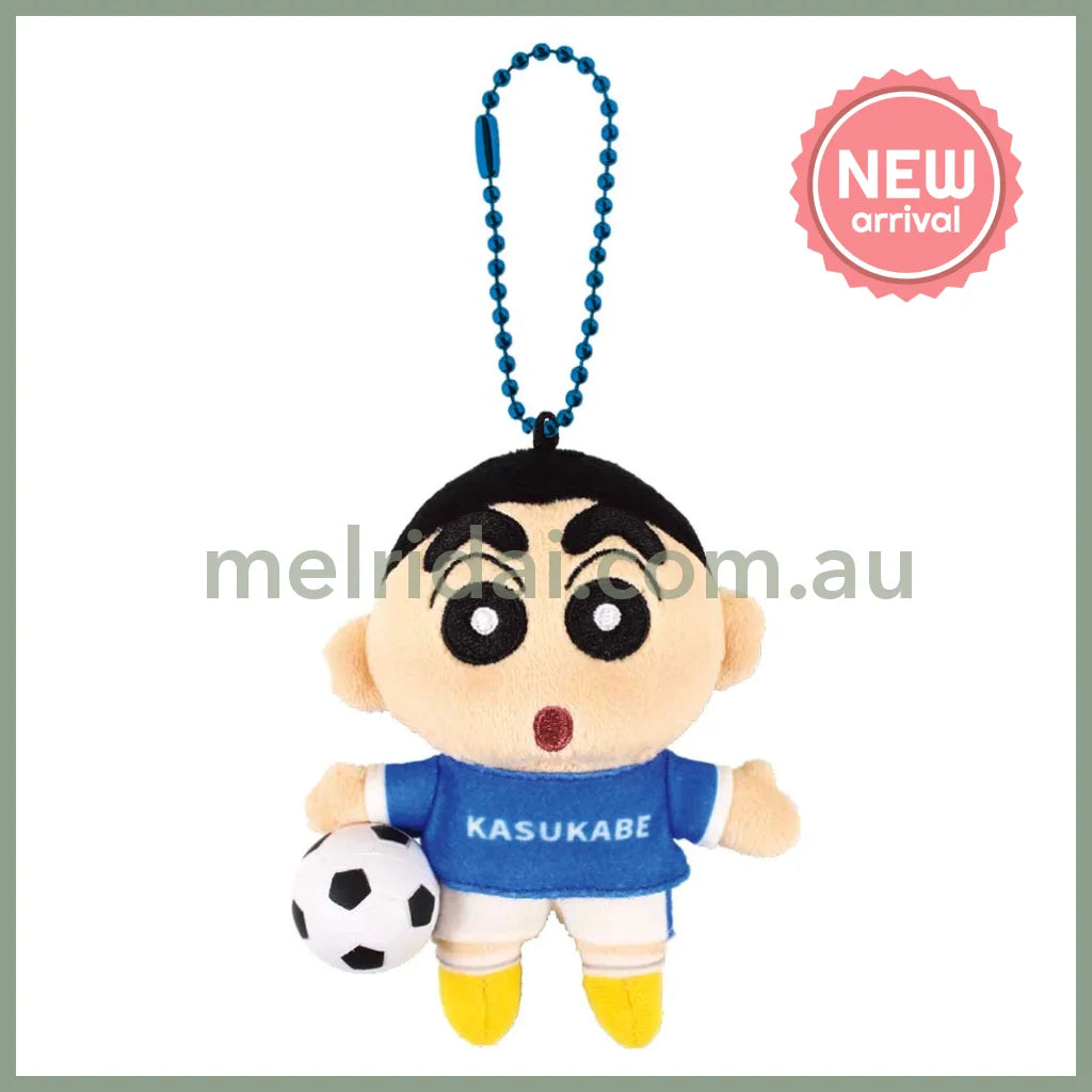 Crayon Shin chan | Club Activity Mascot Keychain Bag Charm 120×85×50mm (Football Club)