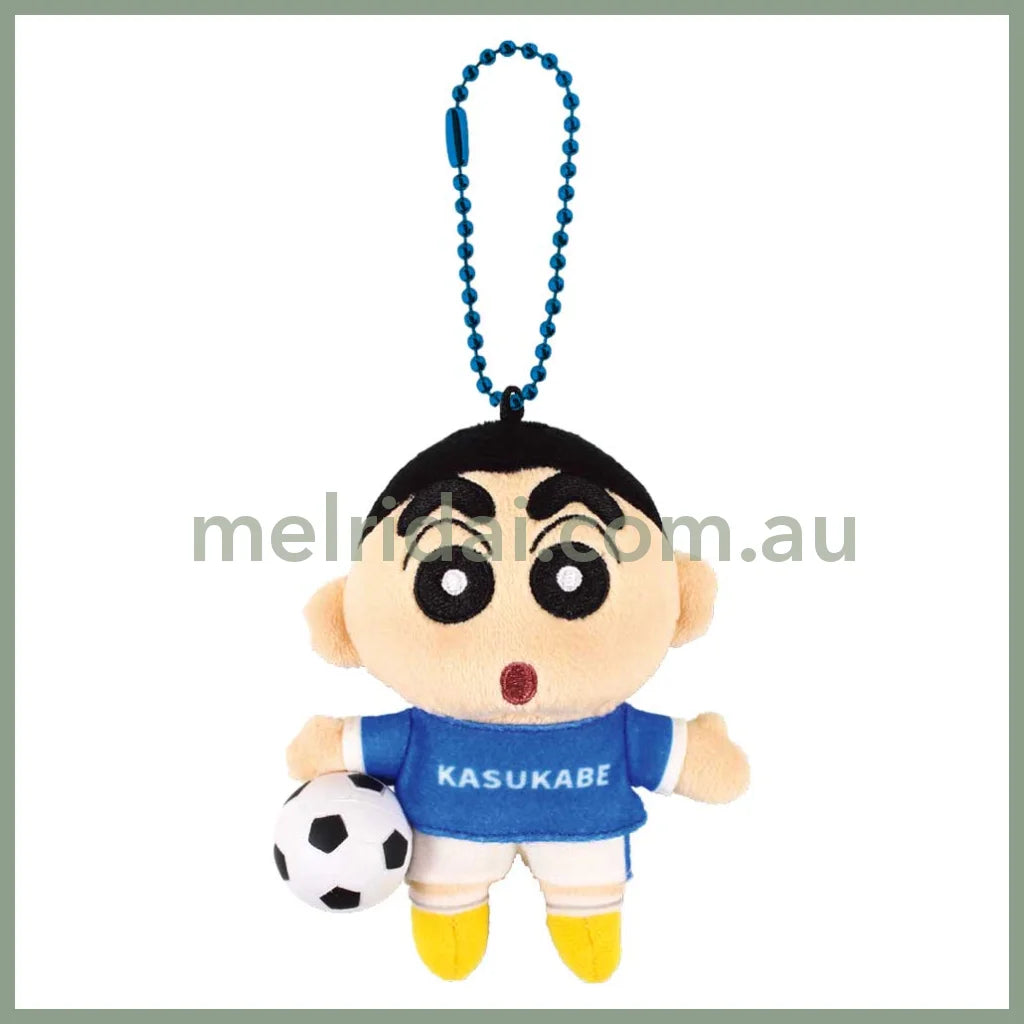 Crayon Shin chan | Club Activity Mascot Keychain Bag Charm 120×85×50mm (Football Club)