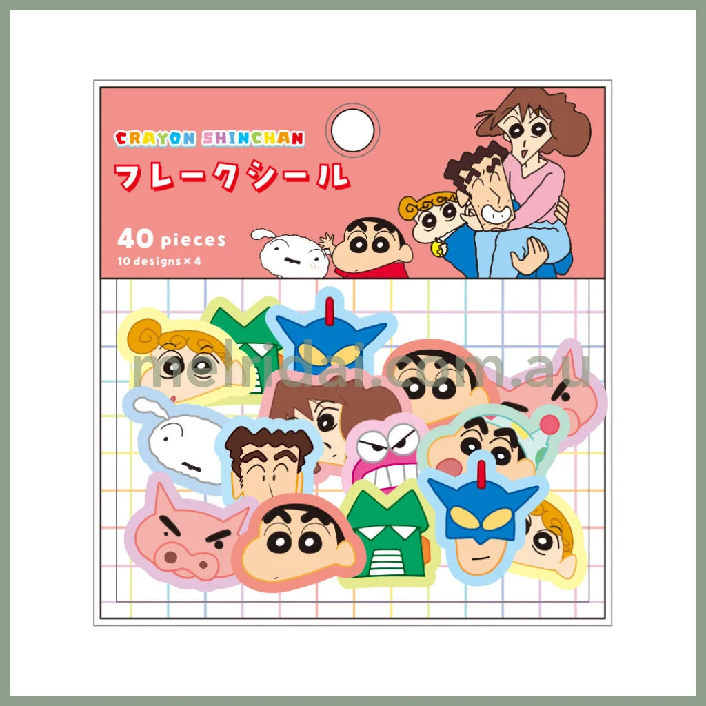 Crayon Shin-chan | Planner Stickers Flake sticker 40 Pieces