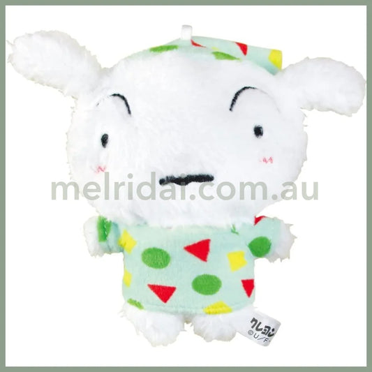 Crayon Shin-Chan | Stuffed Toy Mascot Shiro Pajamas 5.5 × 12 11Cm //