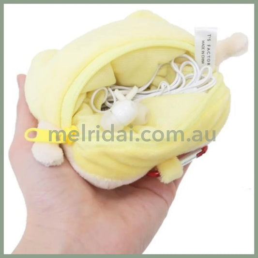 Crayon Shinchan | Carabiner-Attached Plush Zipper Mascot Bag Charm 6.6 x 15.1 x 12.6cm