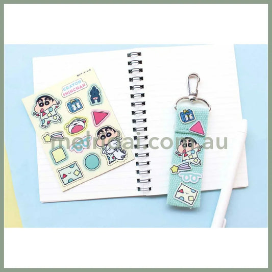 Crayon Shinchan | Custom Patch Strap Bag Charm Keychain 8 x 150 x 190mm (Pajama)