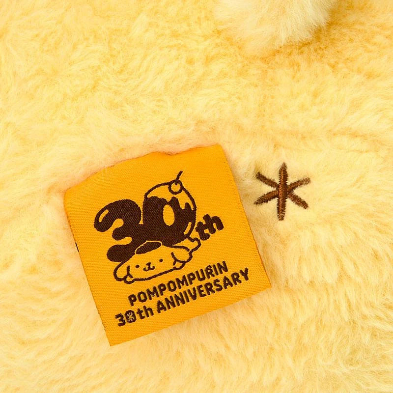 SANRIO | PomPomPurin Pom Pom Purin Plush Toy Plush Doll 280x220x320mm (Full And Happy Pudding 30th anniversary)