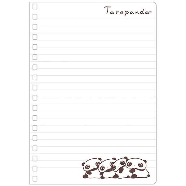 San-X | Everyday Tarepanda Pink Ring Notebook 180x125mm (The Usual Tarepanda)