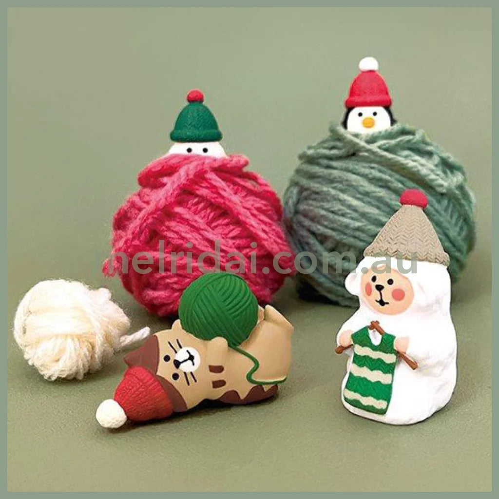 Decole | Concombre Christmas Series Doll Knitting Sheep 27X33X52Mm /