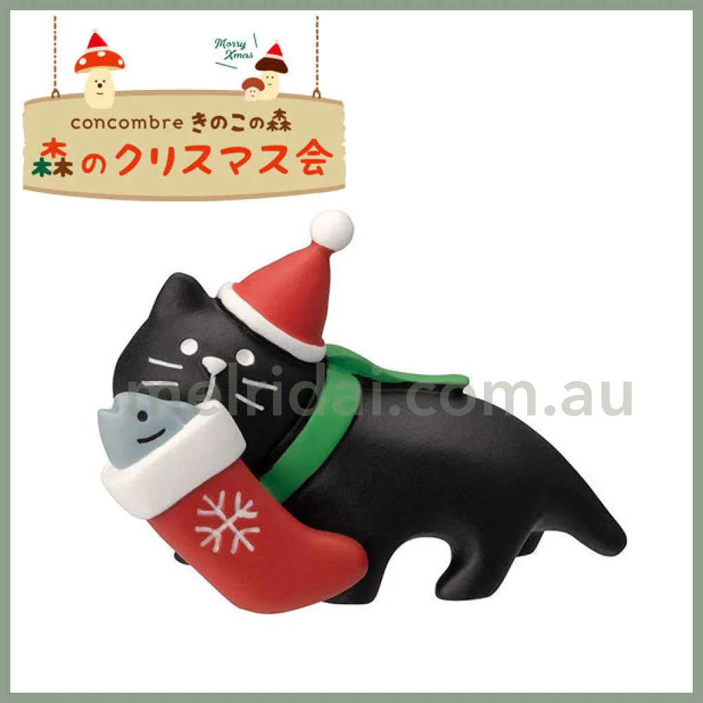 Decole | Concombre Christmas Series Present Black Cat