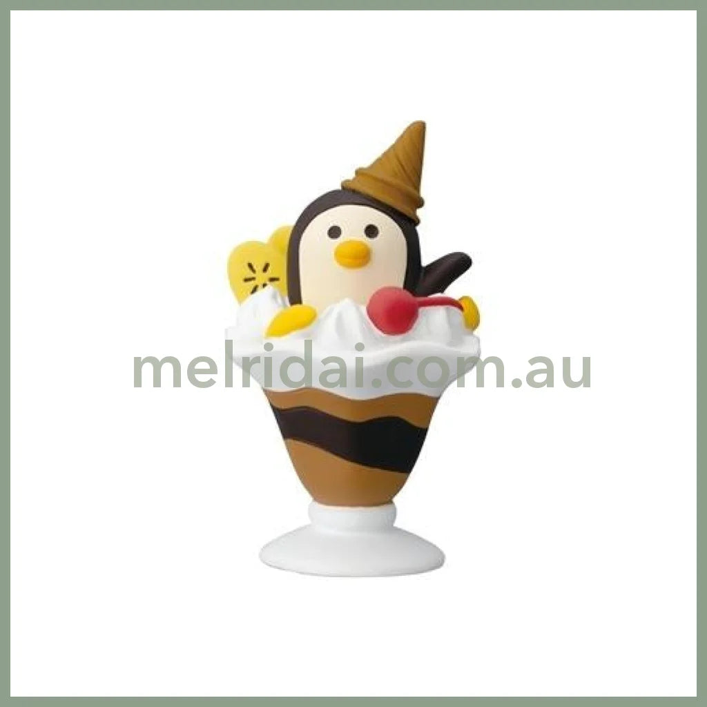 DECOLE|Concombre Figurine Penguin Chocolate Parfait 34mm×38mm×H60mm