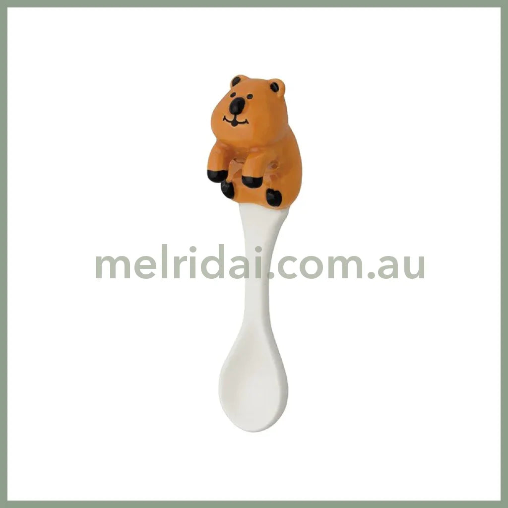 Decole | G’day Mate! Australian Animals Mug & Spoon Set (Quokka) 日本陶瓷 澳洲小动物系列 短尾矮袋鼠陶瓷马克杯&小勺子套装