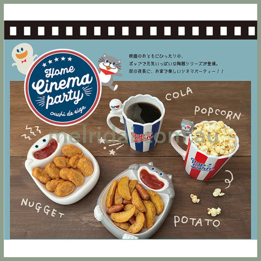 Decole | Home Cinema Party Snack Plate 152×182×H55Mm 日式瓷器 家庭影院系列 陶瓷小吃盘 Snacks&Sauce