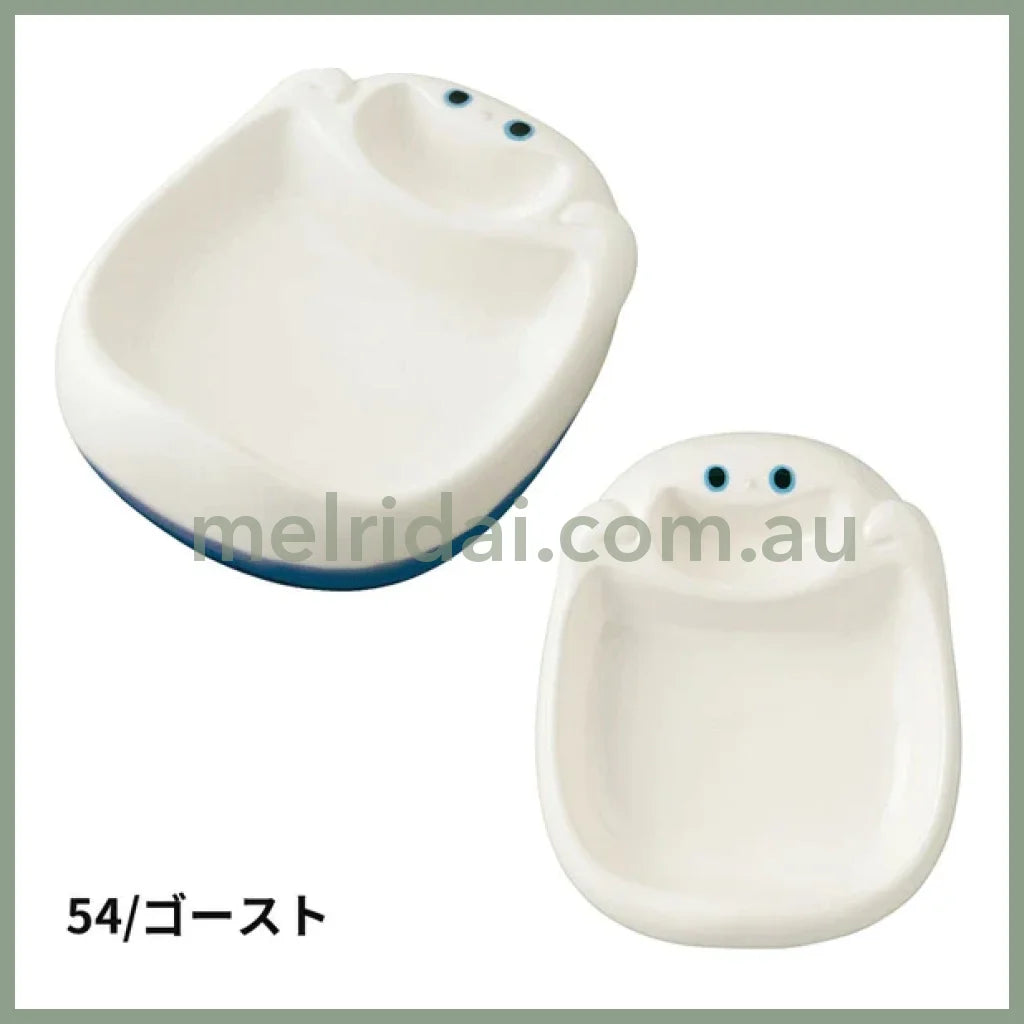 Decole | Home Cinema Party Snack Plate 152×182×H55Mm 日式瓷器 家庭影院系列 陶瓷小吃盘 Snacks&Sauce Ghost