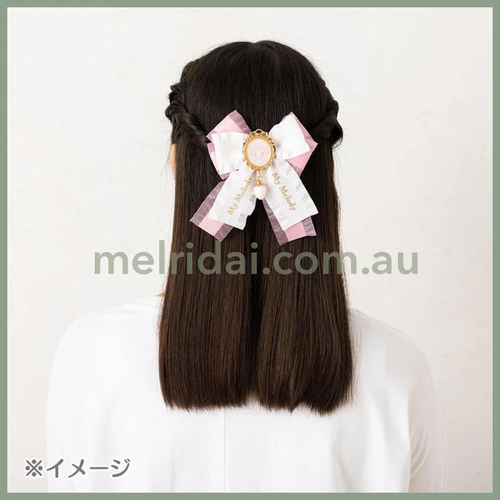 Sanrio | My Melody Hair Clip 11 X 2 13 Cm (White Strawberry Tea Time Series) 日本三丽鸥