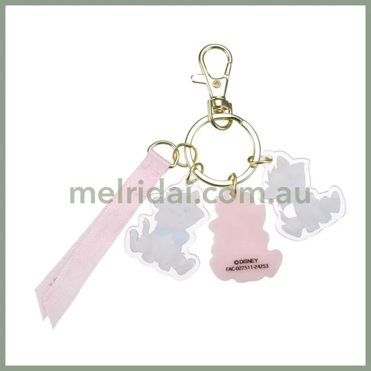 DISNEY | Aristocats Acrylic Keychain Keycharm Marie Berlioz Toulouse H3.8×W3×D0.3cm (DISNEY CAT DAY 2025)