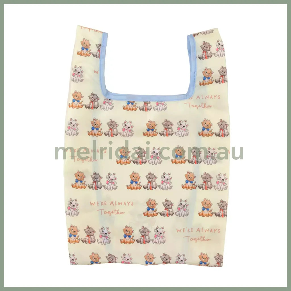 DISNEY | Aristocats Flodable Eco Bag Plush Keychain Marie Berlioz Toulouse H33×W30.5×D0.5cm (DISNEY CAT DAY 2025)
