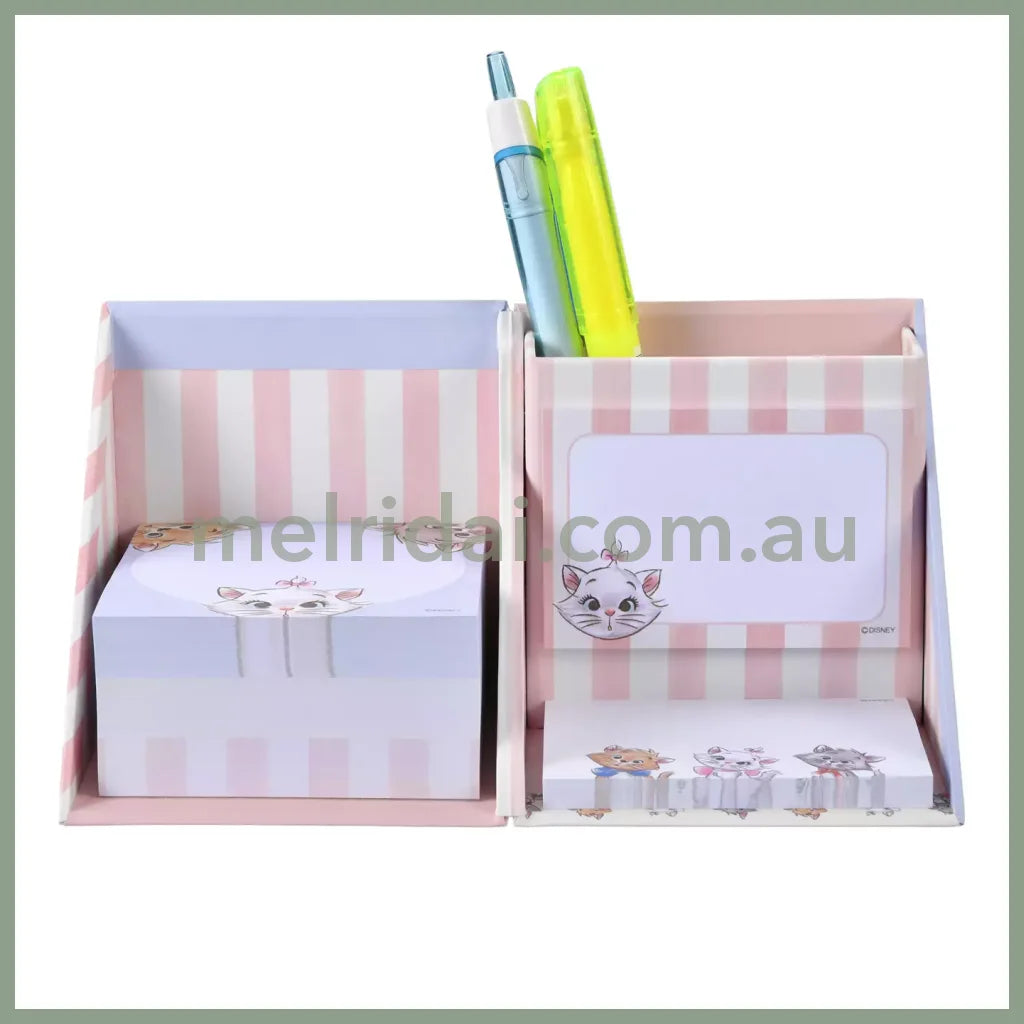 DISNEY | Aristocats Memo Marie Berlioz Toulouse Cat H8.8×W8.8×D8.8cm (DISNEY CAT DAY 2025)