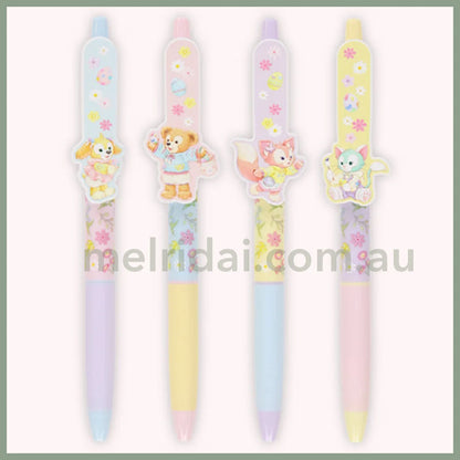 Disney | Ballpoint Pen Set Black 0.38Mm (Come Find Spring!) 东京迪士尼 水性笔套装4支入 黑色（春日系列）