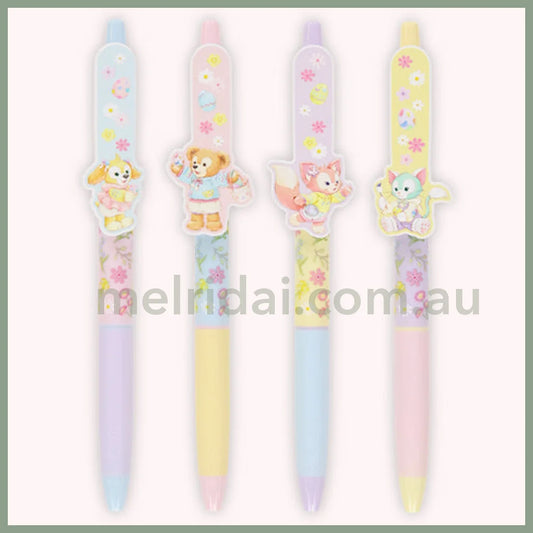 Disney | Ballpoint Pen Set Black 0.38Mm (Come Find Spring!) 东京迪士尼 水性笔套装4支入 黑色（春日系列）