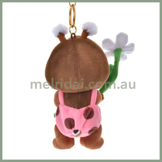 DISNEY | Chip Plush Keychain Mascot Holder Bag Charm H17×W10×D9cm (Flower Garden)