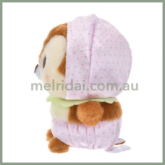 DISNEY | Chip Urupocha-chan Plush Doll H12×W12.5×D8cm (STRAWBERRY COLLECTION)