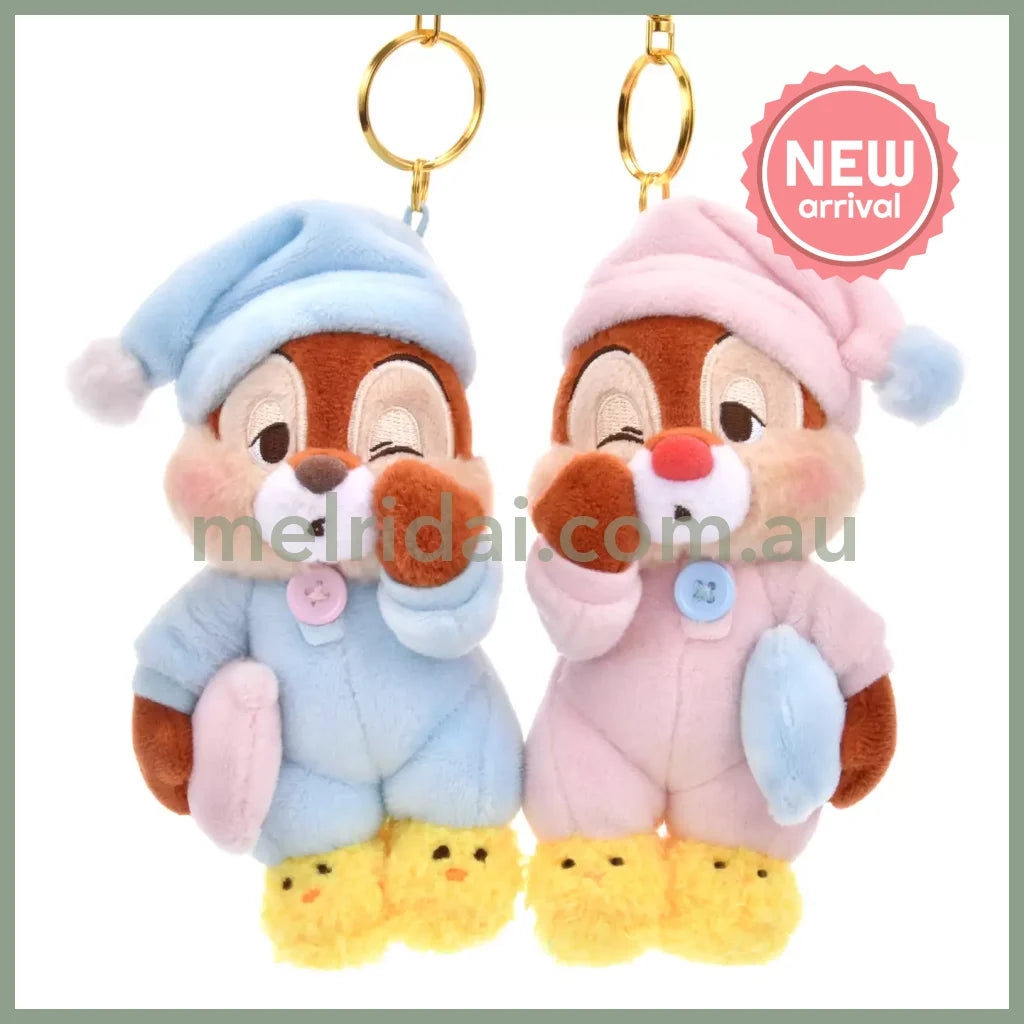 DISNEY | Dale Plush Keychain Mascot Holder Bag Charm H19.5×W12×D6.5cm (PAJAMA STYLE)
