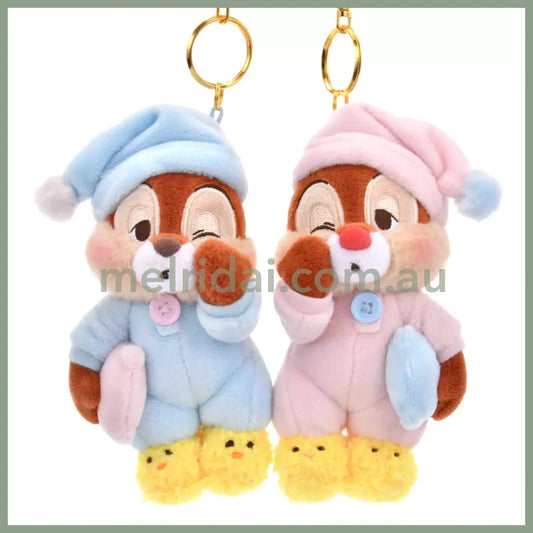 DISNEY | Dale Plush Keychain Mascot Holder Bag Charm H19.5×W12×D6.5cm (PAJAMA STYLE)