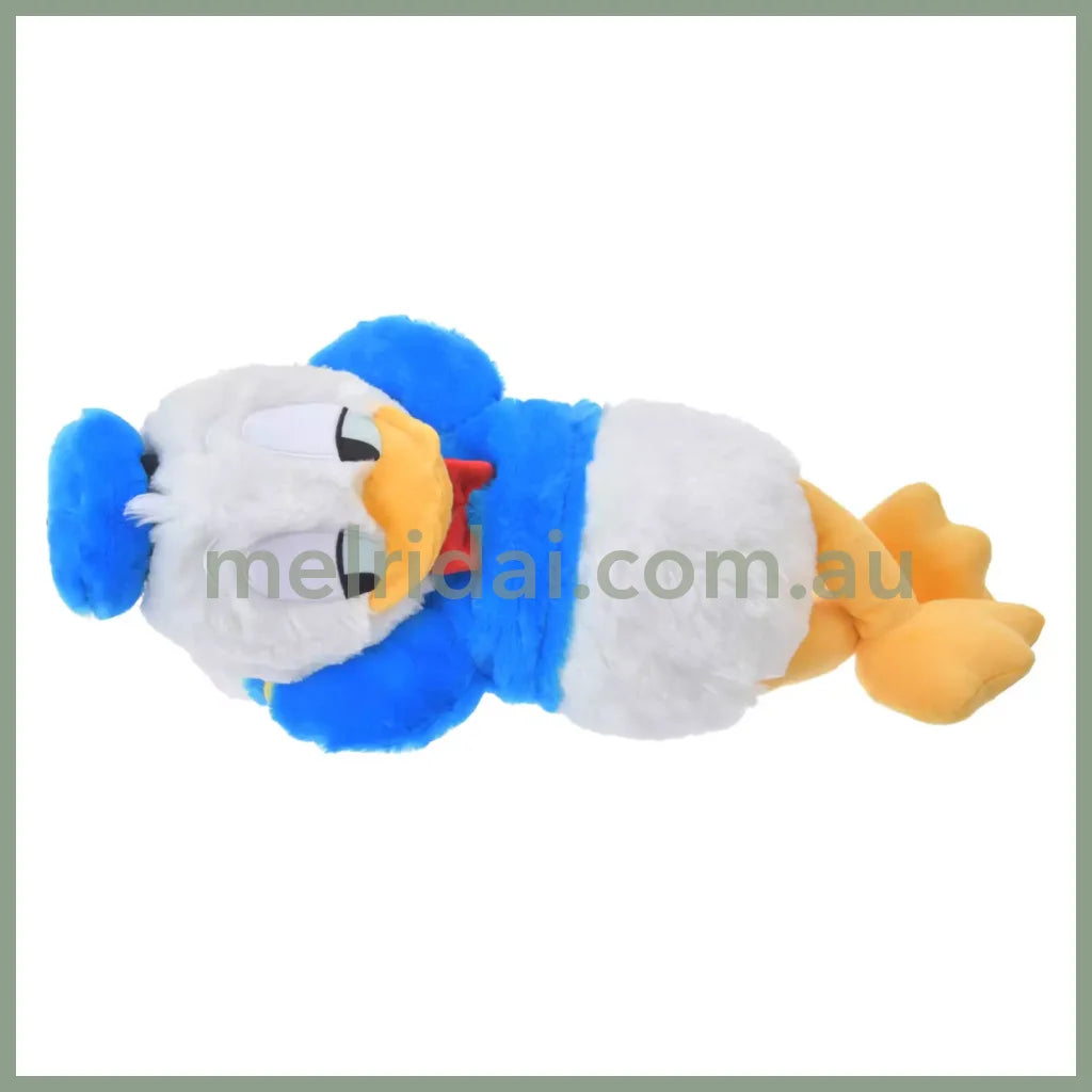 Disney | Donald Stuffed Toy Plush 23×46×16Cm (Iketerunuigurumi) 东京迪士尼 唐老鸭毛绒玩偶/公仔(躺平慵懒风美滋滋二郎腿系列)