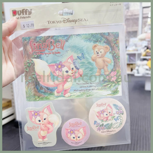 Disney | Duffy And Friends Postcard + Sticker Set &
