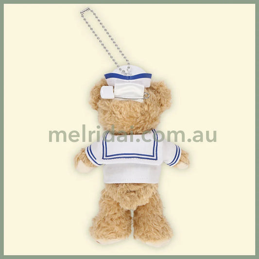 Disney | Duffy Mascot Plush Keychain Badge Approx.15Cm 东京迪士尼 达菲 海军服基础款玩偶挂件/包挂/背后有别针