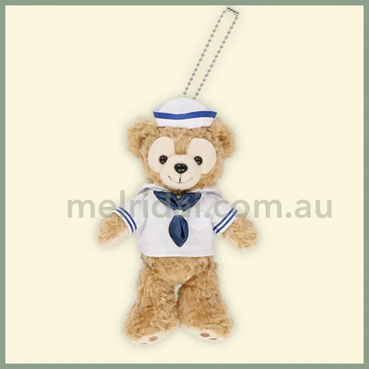 Disney | Duffy Mascot Plush Keychain Badge Approx.15Cm 东京迪士尼 达菲 海军服基础款玩偶挂件/包挂/背后有别针