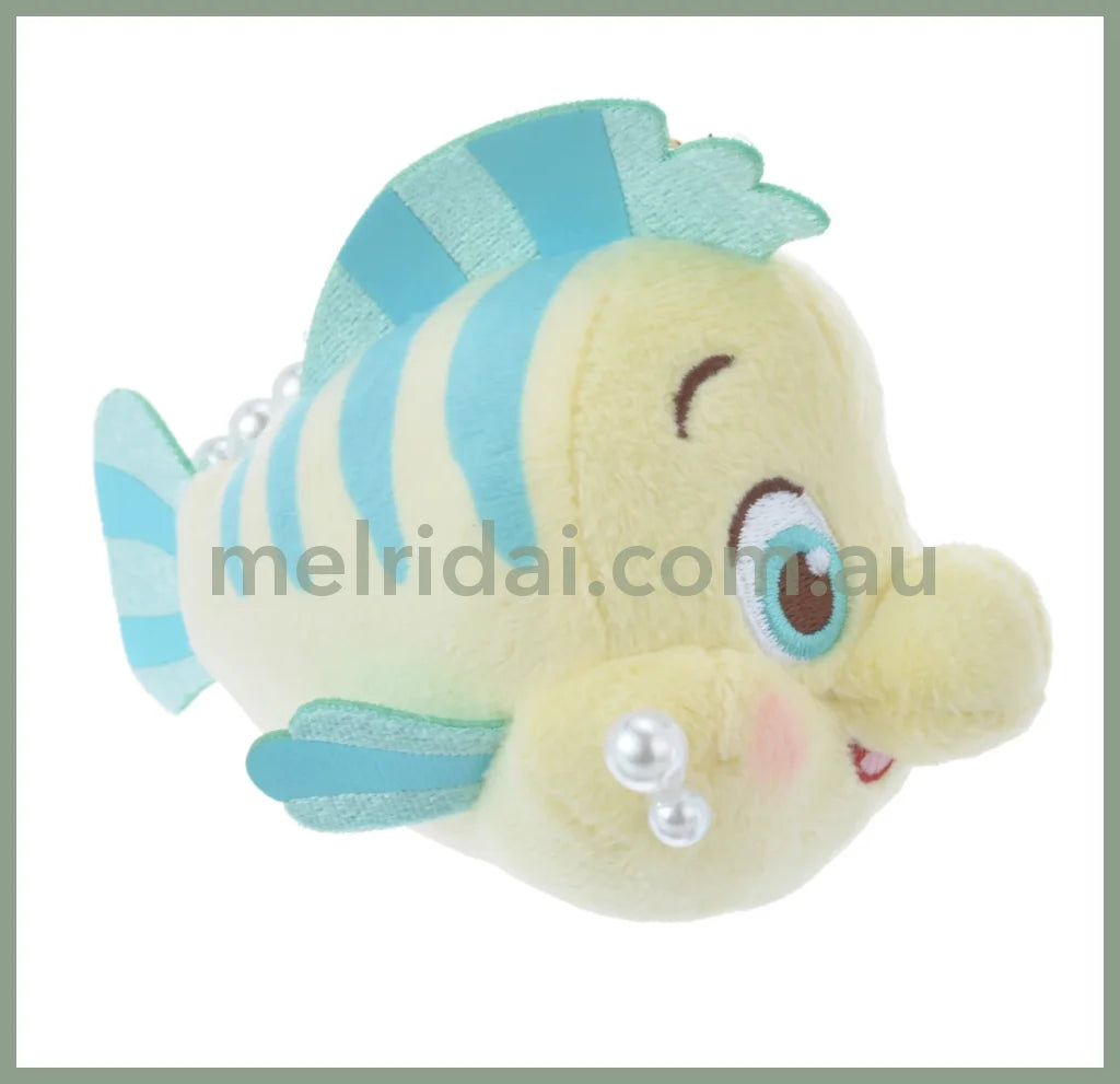 Disney | Flounder Plush Keychain Feeling Like Arie 9*7*11Cm //