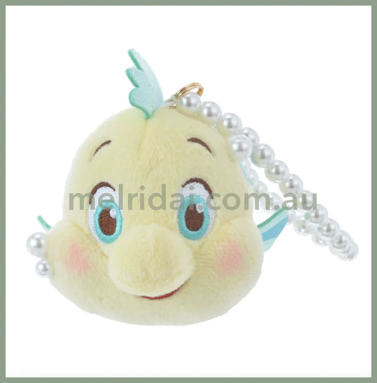 Disney | Flounder Plush Keychain Feeling Like Arie 9*7*11Cm //