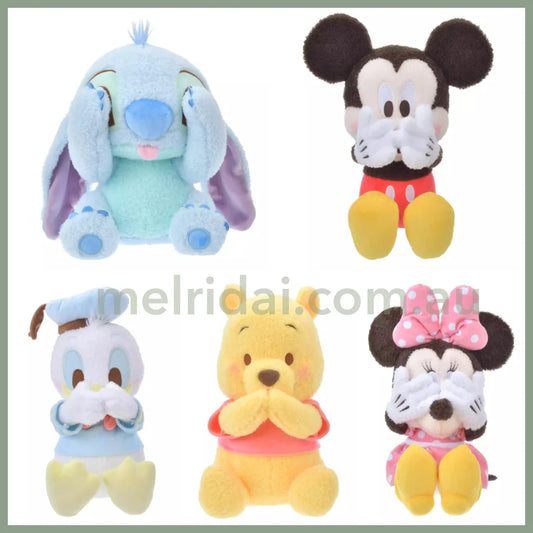 Disney | Fluffy Plush Doll Approx.32Cm (Hide And Seek?) 东京迪士尼 毛绒玩偶/公仔 手手有磁吸 卷毛腮红（躲猫猫/捉迷藏）