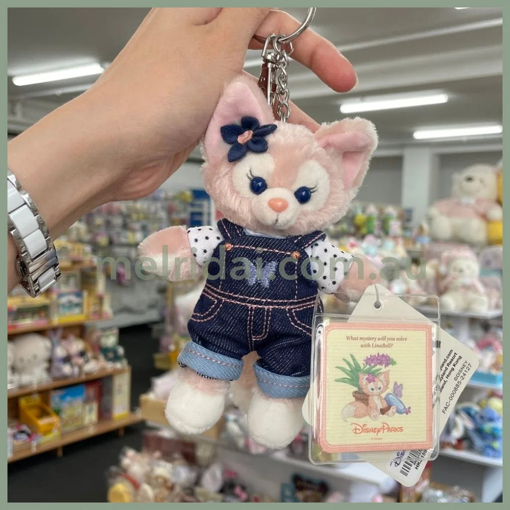 Disney | Hong Kong Disneyland Mascot Holder Plush Keychain Linabell (Denim Series)