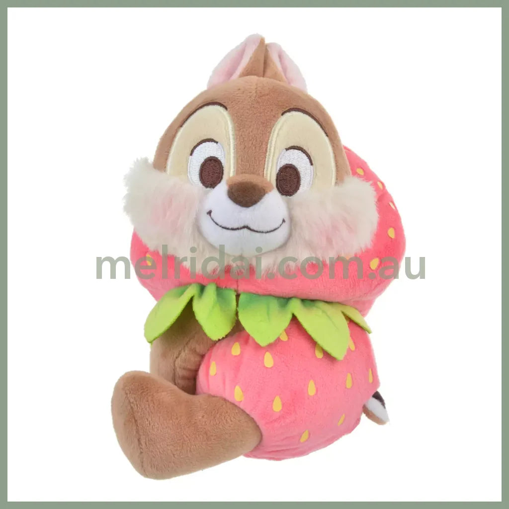 Disney | Japan Ichigo Strawberry Chip N Dale Plush Doll Approx.18Cm 东京迪士尼 奇奇蒂蒂 毛绒玩偶公仔(草莓限定) 奇奇