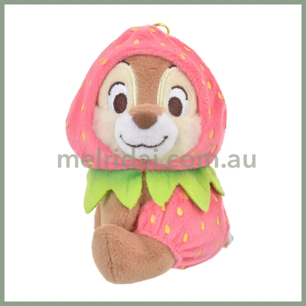 Disney | Japan Ichigo Strawberry Chip N Dale Plush Keychain Approx.24Cm 东京迪士尼