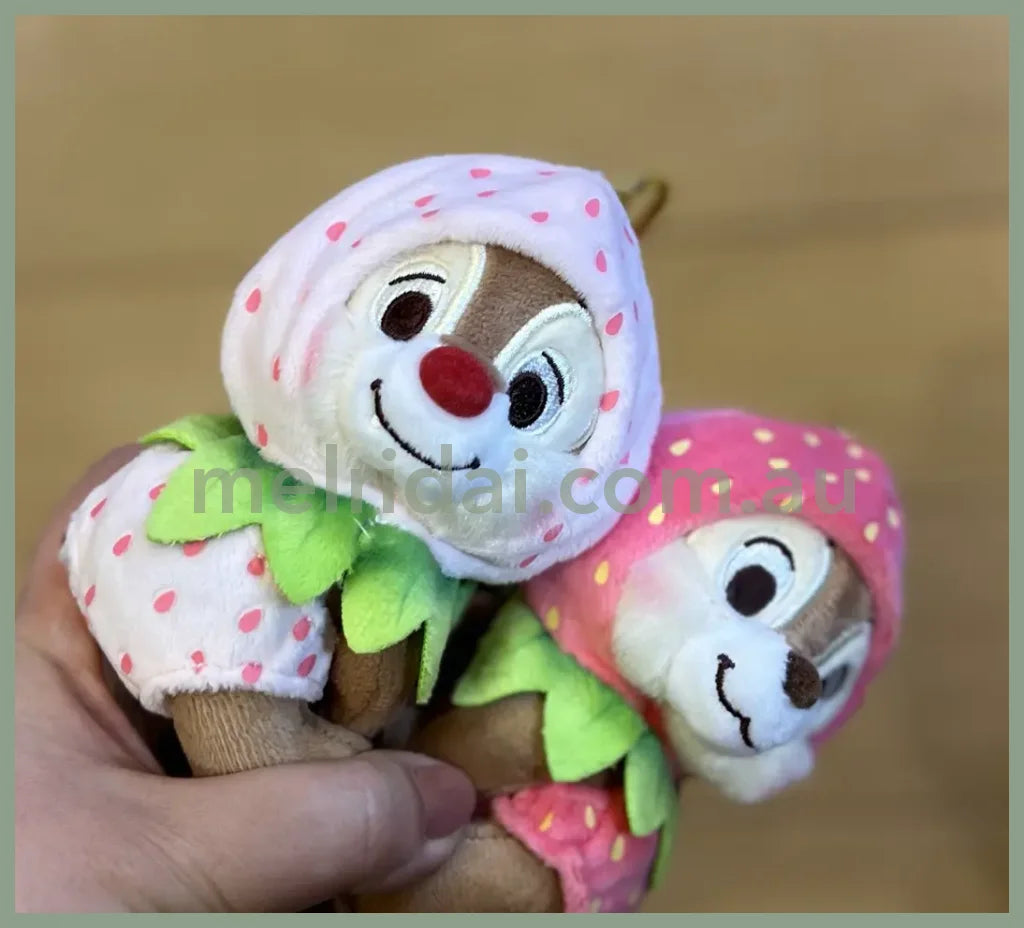 Disney | Japan Ichigo Strawberry Chip N Dale Plush Keychain Approx.24Cm 东京迪士尼