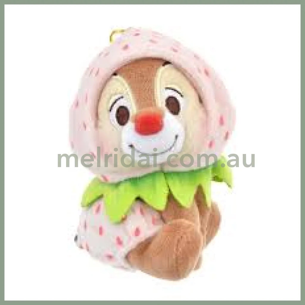 Disney | Japan Ichigo Strawberry Chip N Dale Plush Keychain Approx.24Cm 东京迪士尼