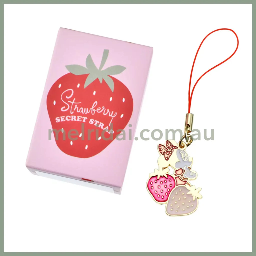 Disney | Japan Ichigo Strawberry Phone Charm Secret 东京迪士尼 金属手机链 盲盒(草莓限定)