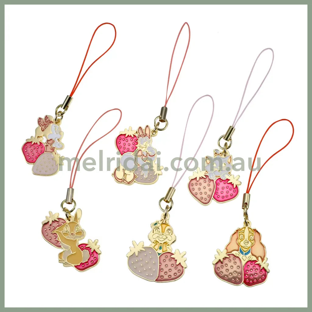 Disney | Japan Ichigo Strawberry Phone Charm Secret 东京迪士尼 金属手机链 盲盒(草莓限定)