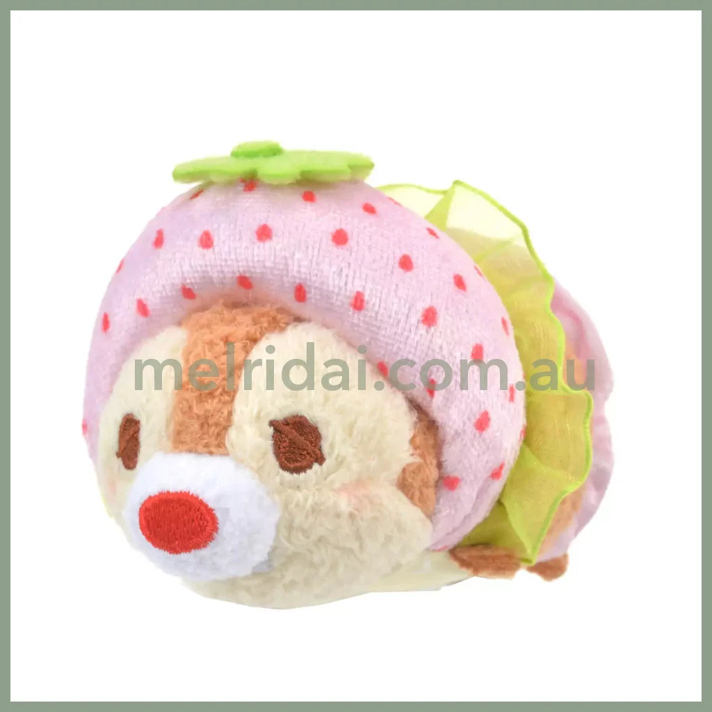 Disney | Japan Ichigo Strawberry Tsum 6×7×10Cm 东京迪士尼 草莓松松/堆堆玩偶/公仔(草莓限定) Dale 蒂蒂