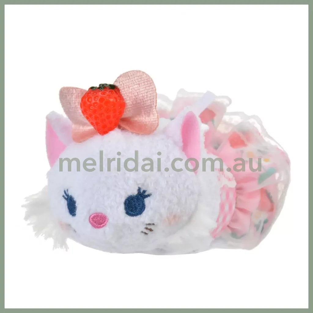 Disney | Japan Ichigo Strawberry Tsum 6×7×10Cm 东京迪士尼 草莓松松/堆堆玩偶/公仔(草莓限定) Marie Cat 玛丽猫