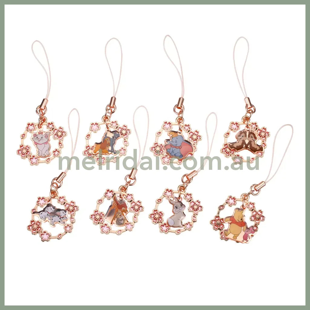 Disney | Japan Phone Charm Secret Sakura 2024 Cherry Blossom 东京迪士尼 手机链 盲盒 随机一款(樱花限定)
